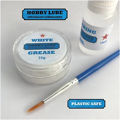 Model Railway Oil & Grease Lubricants - White Grease Lite Bearing Oil Lube Kit • £6.99