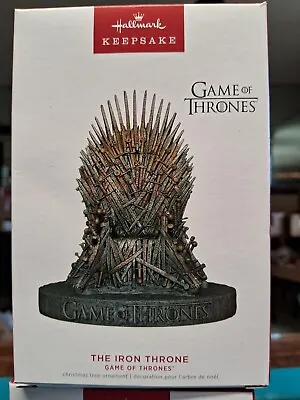 2022 Hallmark Keepsake Ornament  Game Of Thrones The Iron Throne  NIB  Free Ship • $10.89