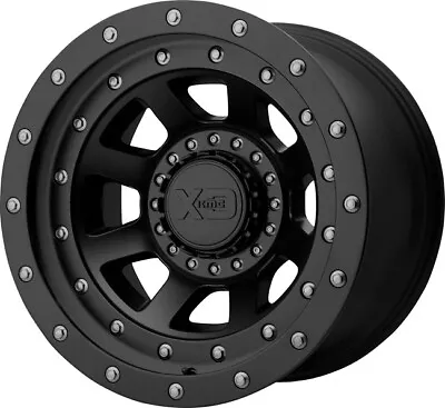 17 Inch Satin Black Rims Wheels XD Series XD137 FMJ 17x9 6x5.5 Lug -12 Chevy GMC • $382