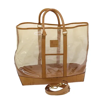 LOUIS VUITTON Isaac Mizrahi ToteBag 100th Limited Vinyl Clear M99027 Auth 50143 • $864