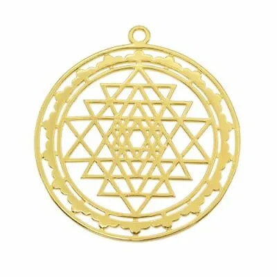 $1.88 • Buy 1Pc Sri Yantra Sacred Geometry Pendant Necklace Prosperity Mandala Talisman Gift