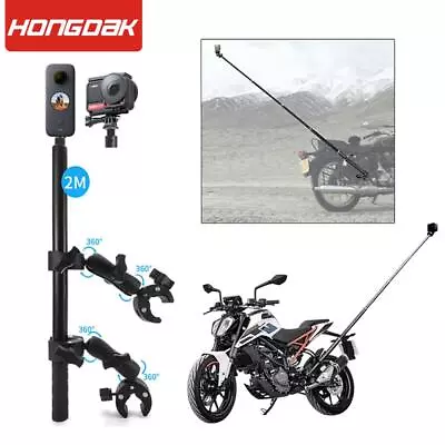 For Insta360 One X2 X3 Motorcycle Panoramic Selfie Stick Bike Monopod Handlebar • $12.62