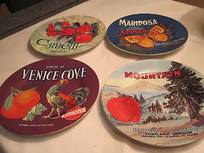 Oneida Vintage Label Collection 4 Piece Set Of 8  Salad Or Dessert Plates Unused • $14.99