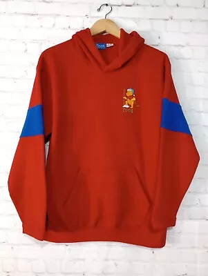 Vintage 90’s Winnie The Pooh Fleece Hoodie Sweatshirt Red Blue Women's Size XL • $20.70