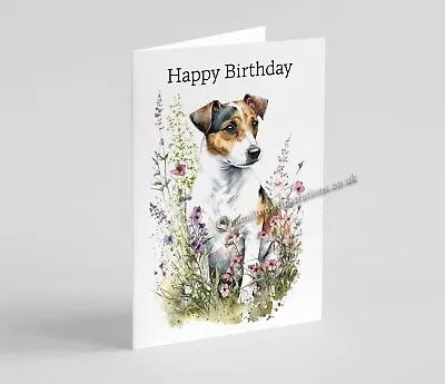 Personalised Dog Jack Russell Birthday Card Mothers Day Thank You Get Well • £3.50