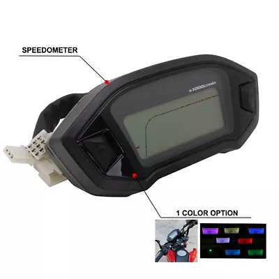 DC 12V Motorcycle Speedometer Tachometer Odometer Gauge For Monkey Dirt Bike • $87.18