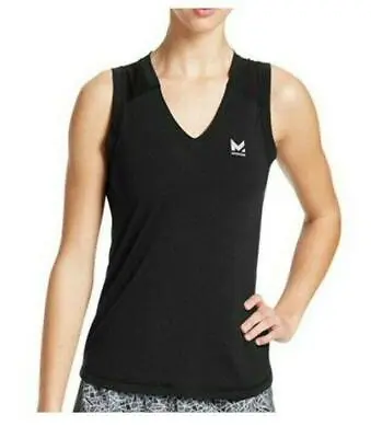 Mission Women's Tank Top Vapor Active Conductor Moonless Night Black Medium New • $12.38