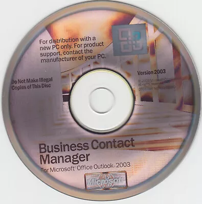 Microsoft Office 2003 SBE Small Business Edition W/ Contact Manager From Dell • $12