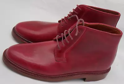 Rare FLORSHEIM By DUCKIE BROWN MILITARY BOOT In Red SIZE 9 Brand New • $250