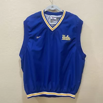 Vintage Reebok UCLA Bruins Windbreaker Vest Size Men's XL 90's • $28.78