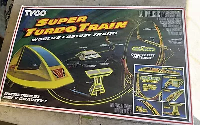 Tyco Hot Super Turbo Train W/Night Glow Set # 7431 Vintage Not Complete • $25