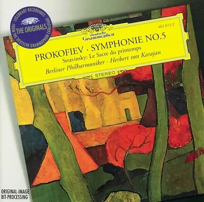 Brand New: Prokofiev Symphony No. 5; Stravinsky Le Sacre Du Printemps – Karajan • $32.50