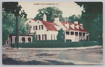 $2.70 • Buy Ridgewood New Jersey~Womens Club Bldg~Mayrose Co Publishers~Vintage Postcard