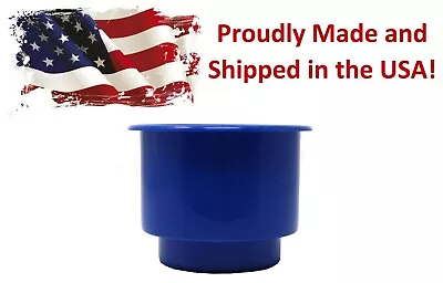 Blue Single Plastic Cup Holder Boat RV Car Truck Inserts Large Size Jumbo • $7.29