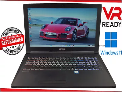 MSI GP62 Leopard Pro Gaming Laptop I7 16GB RAM 128GB SSD 1TB GeForce High PC VR • £545