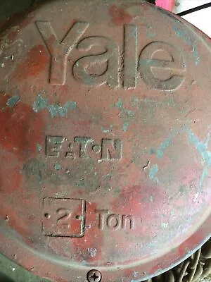 1 Yale Eaton Aluminum 2 Ton Chain Hoist  • $200