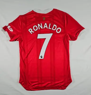 Adidas Ronaldo Manchester United Jersey 21/22 Home Player Issue Soccer Shirt M • $75