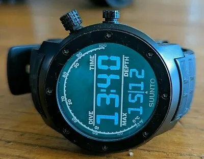 Suunto Men's Digital Watch Elementum Aqua Rubber Digital-Quartz - SS014528000 • $399.99