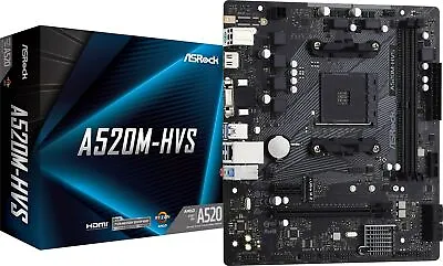 £63.56 • Buy ASRock A520M-HVS MATX Motherboard For AMD AM4 CPUs