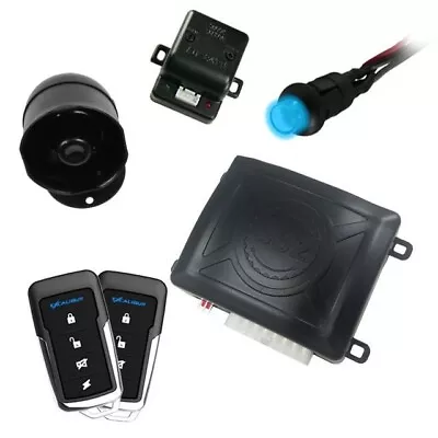 Excalibur AL-560 | 1-Way Vehicle Keyless Entry Alarm System W/ 2 Remotes & Horn • $48.49