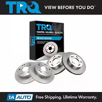 TRQ Front & Rear Disc Brake Rotor Kit Set Of 4 For Honda Civic Acura RSX New • $104.95