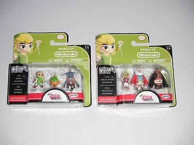 World Of Nintendo Legend Of Zelda Windwaker Micro Land Figures Lot Of 2 JAKKS • $34.99