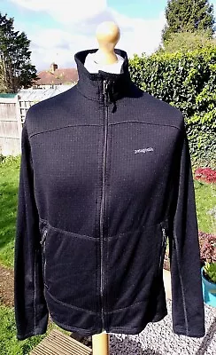 Patagonia R1 Polartec Power Dry Pullover Fleece Lined Jacket Large Mens Vgc • $14.93