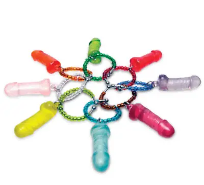24 X Bachelorette Party Dicky Wine Colour Charms Hens Night Pecker Decoration • $43