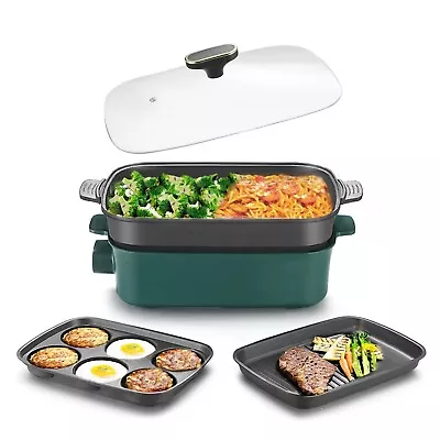 AEWHALE Electric Grill 4 IN 1 Indoor Grill Electric Grill Smokeless Grill • $20