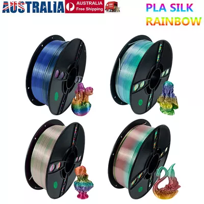 Kingroon 5KG 3D Printer Filament PLA SILK Rainbow 1.75 Mm 1KG Spool Lot Bundles • $99.99