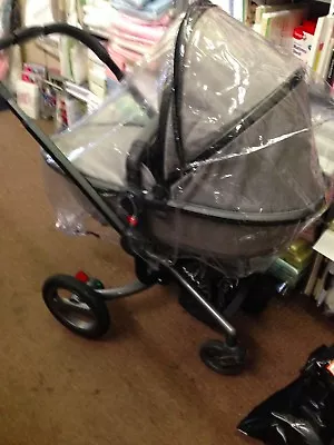 £24.97 • Buy Replacement PVC Raincover Rain Cover Fits Silver Cross Surf Pram Carrycot Zip