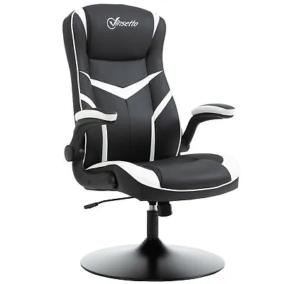 Vinsetto Racing Office Chair PVC Leather Computer Gaming Height Adjustable • £139.99