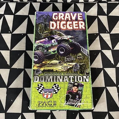 Grave Digger Domination VHS - Monster Trucks 1997 • $5.50