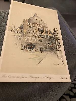The Camera From Brasenose College Oxford Marjorie Bates 1936 Postcard • £1.50