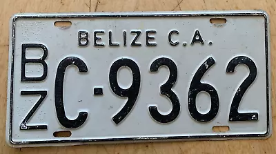 Belize Central America Auto License Plate   Bz C 9362   Bz • $39.99