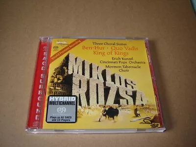 Telarc SACD-60631 NM Miklos Rozsa: Three Choral Suites Erich Kunzel Ben Hur • $24