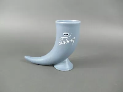 Tuborg Blue Porcelain Viking Horn Beer Stein • $10.99