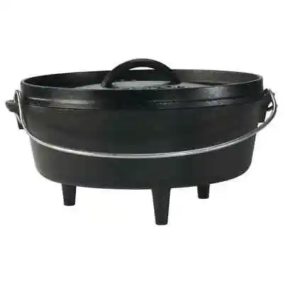 Lodge 4 Quart Cast Iron Camp Dutch Oven L10C03 With Lid • $49.41