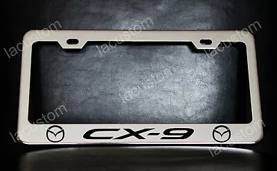 Mazda CX-9 License Plate Frame Custom Made Of Chrome Plated Metal • $29.99