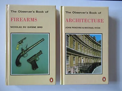 2 X Brown Bloomsbury Penguin Observer Books - Firearms & Architecture • £5