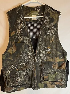 QUAIL UNLIMITED Hunting Vest Mens Medium Camo Dove Hunter Shooting Outdoors • $24.95