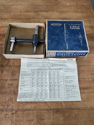 Vintage Craftsman Drill Attachment Circle Cutter No.3641 • $24