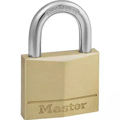 Masterlock Solid Brass Padlock 40mm Standard • £11.95