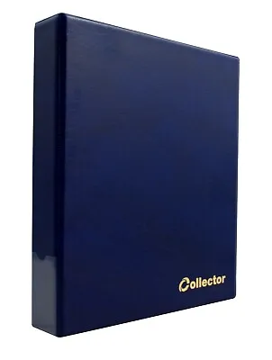 BLUE Banknote Album Folder Book 10 Banknotes Pages Sleeves BIG CAPACITY  SOP • £15.49