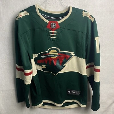 $39.77 • Buy Fanatics NHL Hockey Jersey Green Minnesota Wild Zach Parise Men's Size Medium