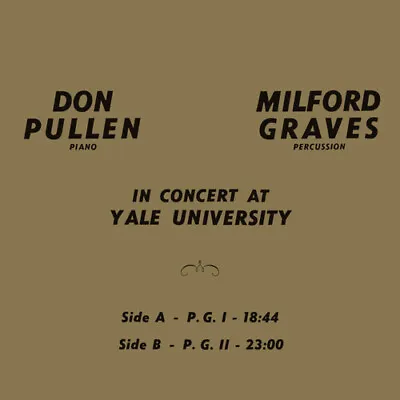 Milford Graves - In Concert At Yale University [Used Very Good Vinyl LP] • $23.76