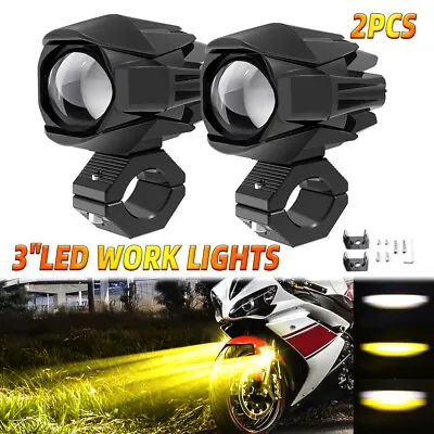 Pair 3  Cubes LED Work Light Fog Driving Lamp For Motorcycle ATV UTV Offroad • $52.71