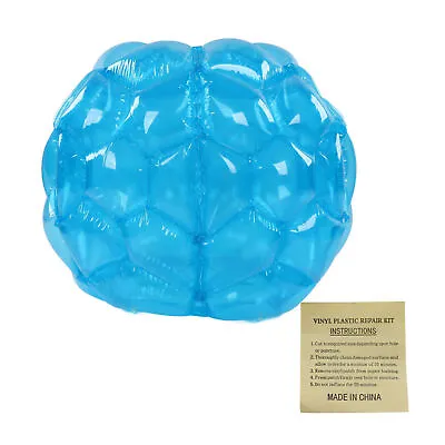 (Blue) Inflatable Body Zorb Ball 90CM Wide Use Safe Outdoor Team Game • £59.34