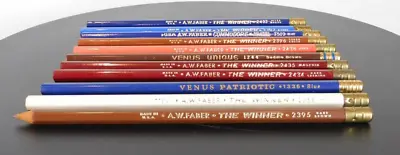 Large Lot Of Vintage AW Faber And Venus Colored Pencils Majority Unsharpened • $20