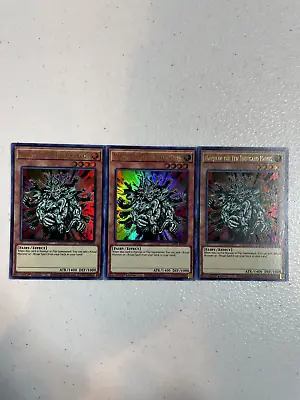 Yugioh Manju Of The Ten Thousand Hands 3x Ultra Rare Gfp2-en099 Playset GFP2 • $4.99